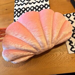 Amazon Pink Sea Shell Accent Pillow